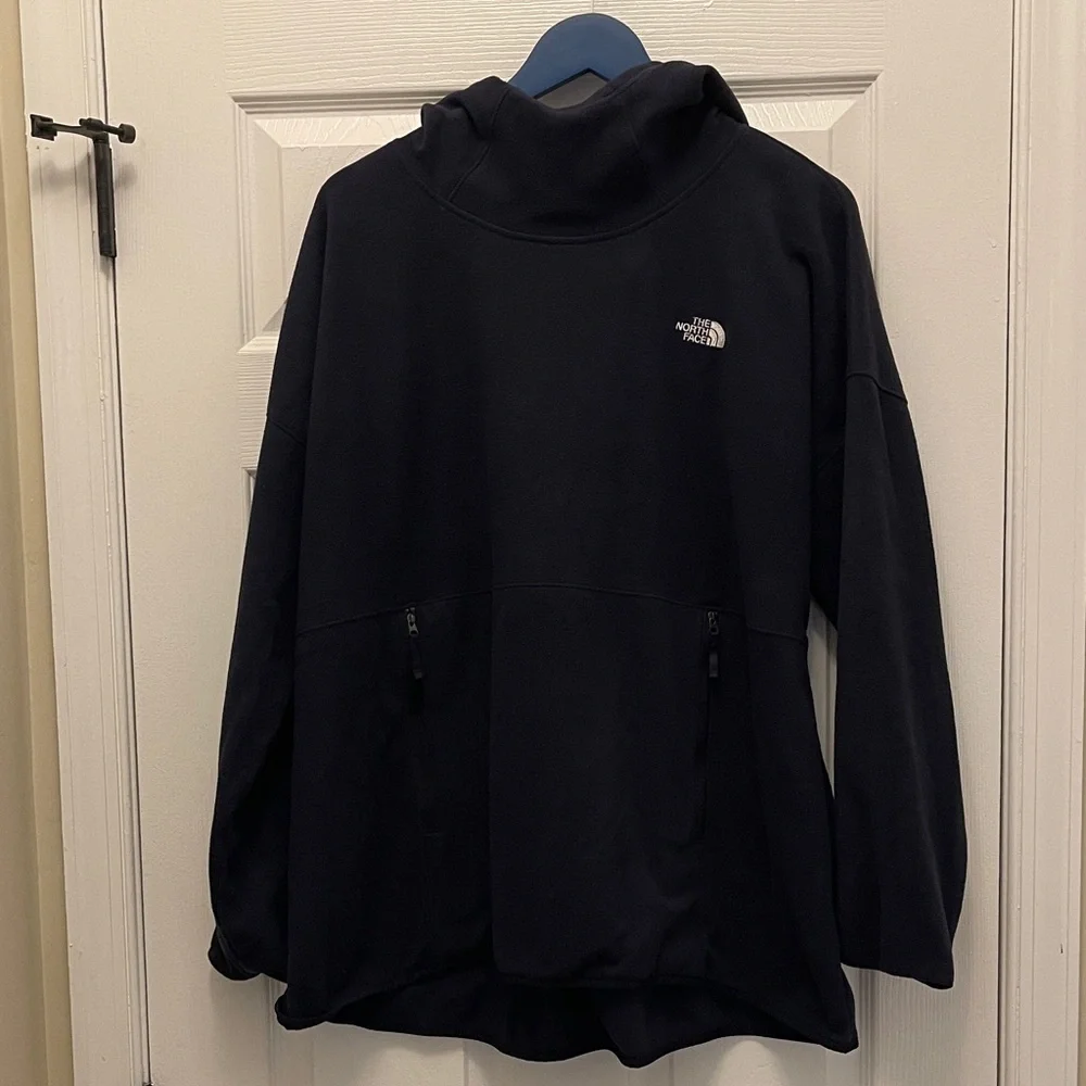 The North Face Navy Pullover Hoodie - Picture 1 of 5